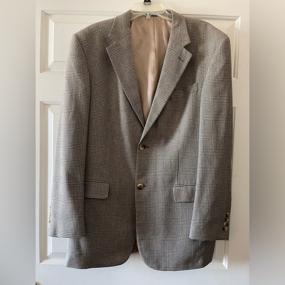 John Ashford Silk Men's Tweed Sports Coat Vintage size 43L - Picture 1 of 6